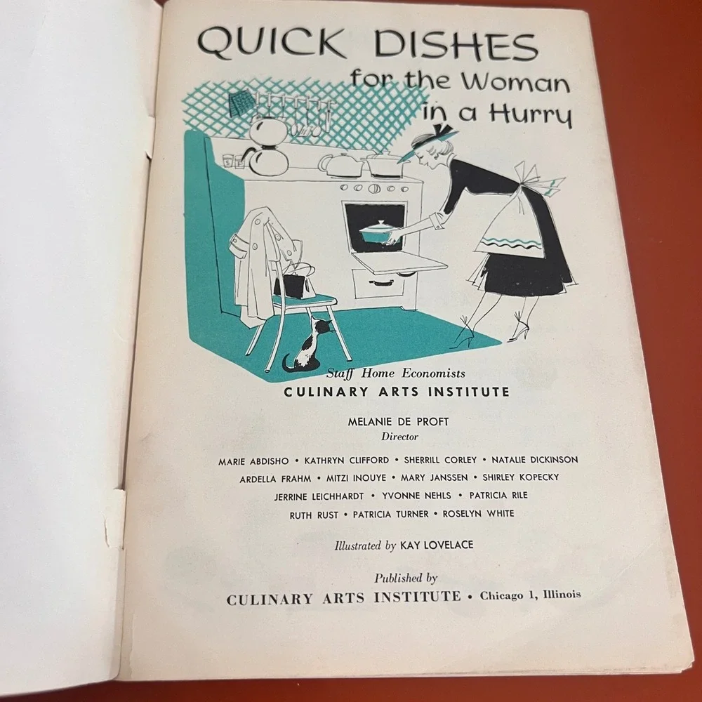 Culinary Arts Institute quick dishes